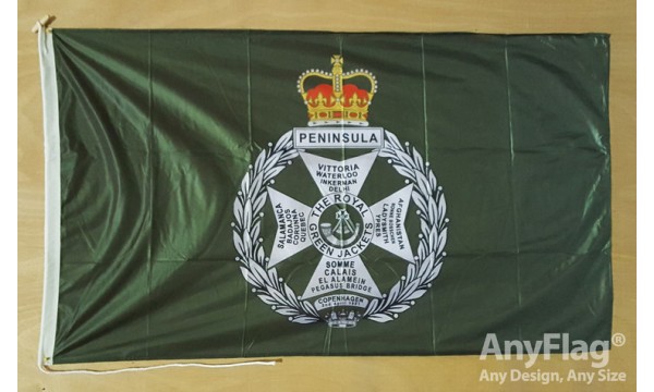 Royal Green Jackets Custom Printed AnyFlag®